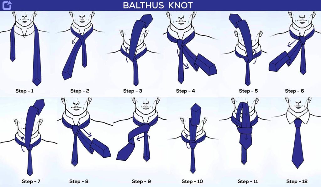 Balthus Knot - How To Tie A Tie | Tie Knot Tutorial - nexoye