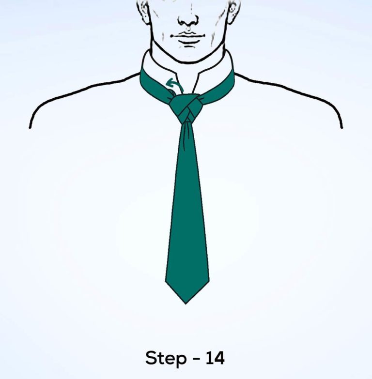 Eldredge Knot step 14