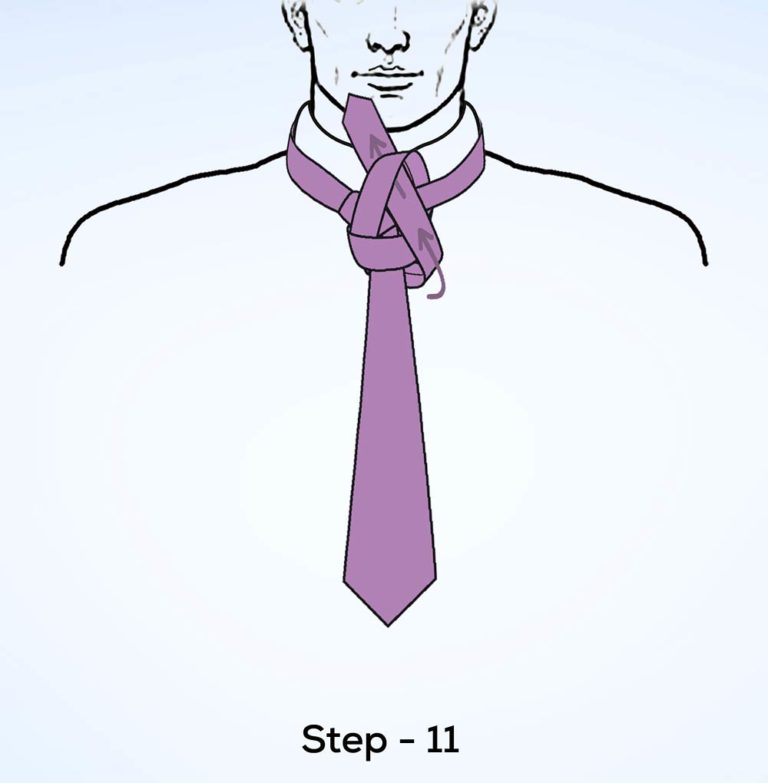 Trinity knot step 11