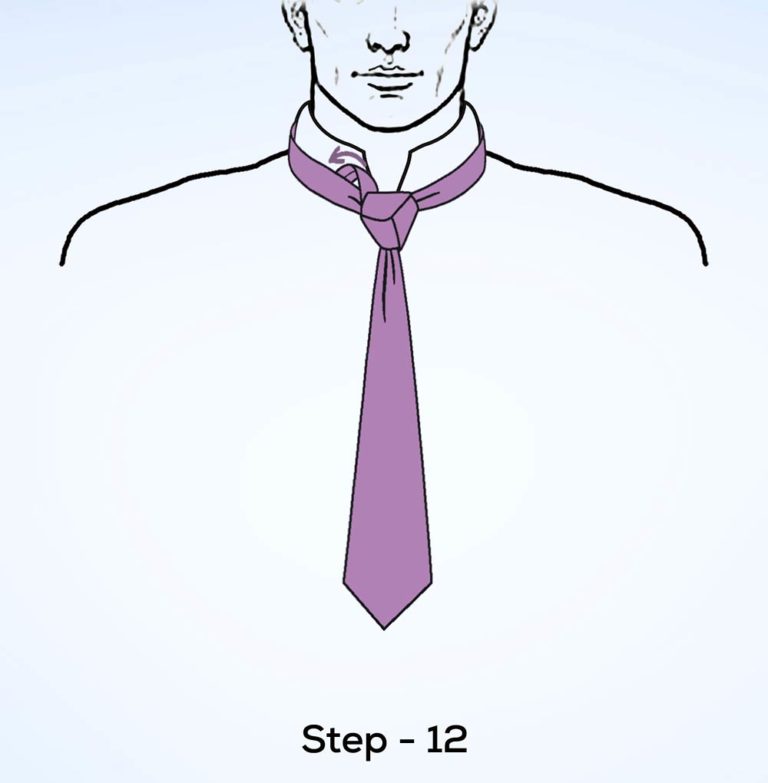 Trinity knot step 12