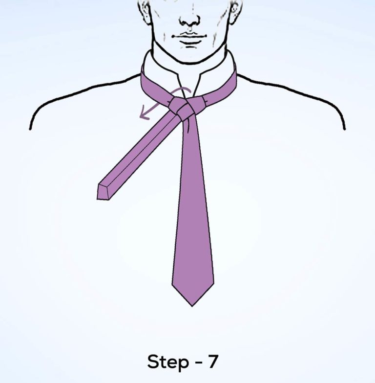 Trinity knot step 7