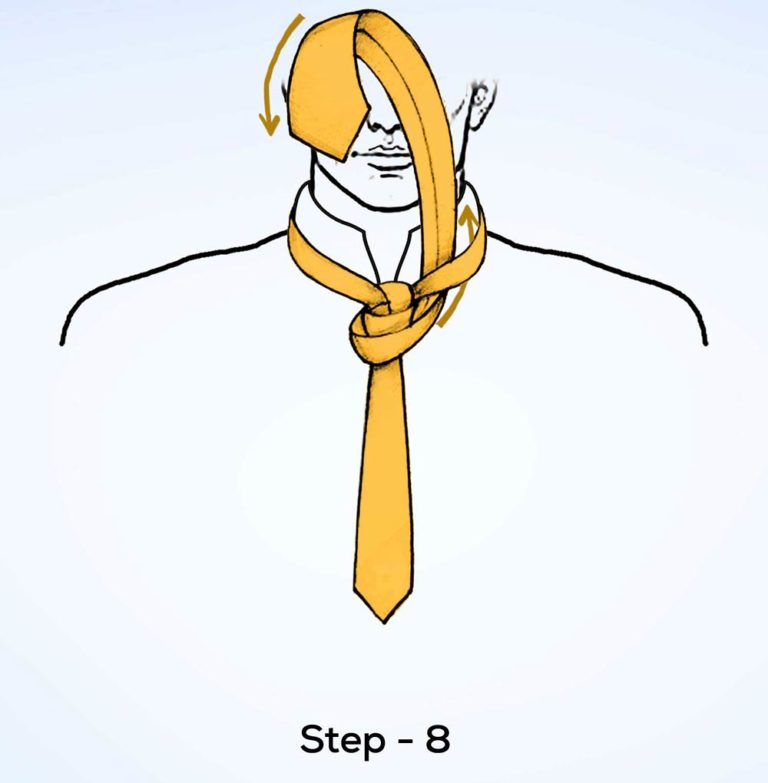 Christensen knot step 8