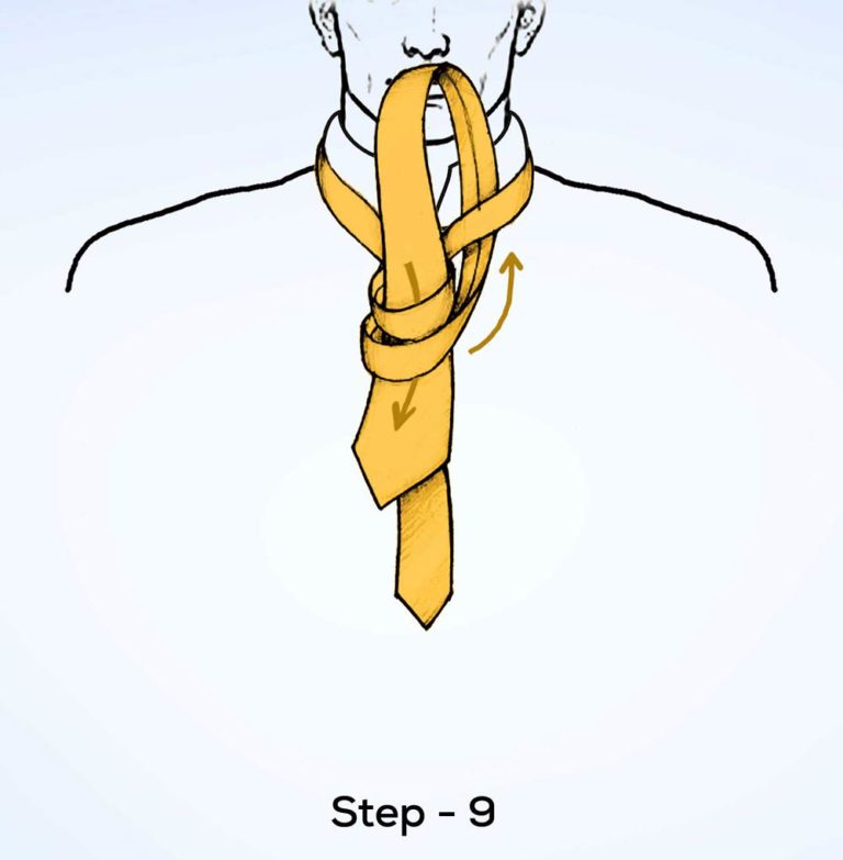 Christensen knot step 10