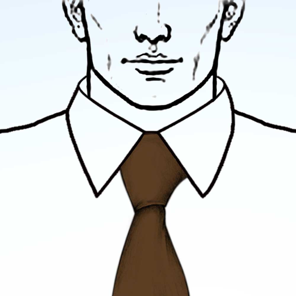 how to tie a tie four in hand knot