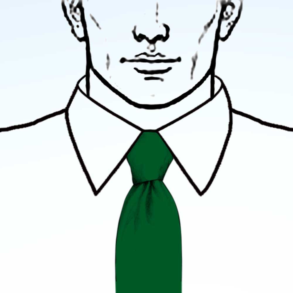 how to tie a tie simple knot