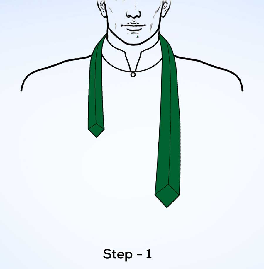 simple knot step 1