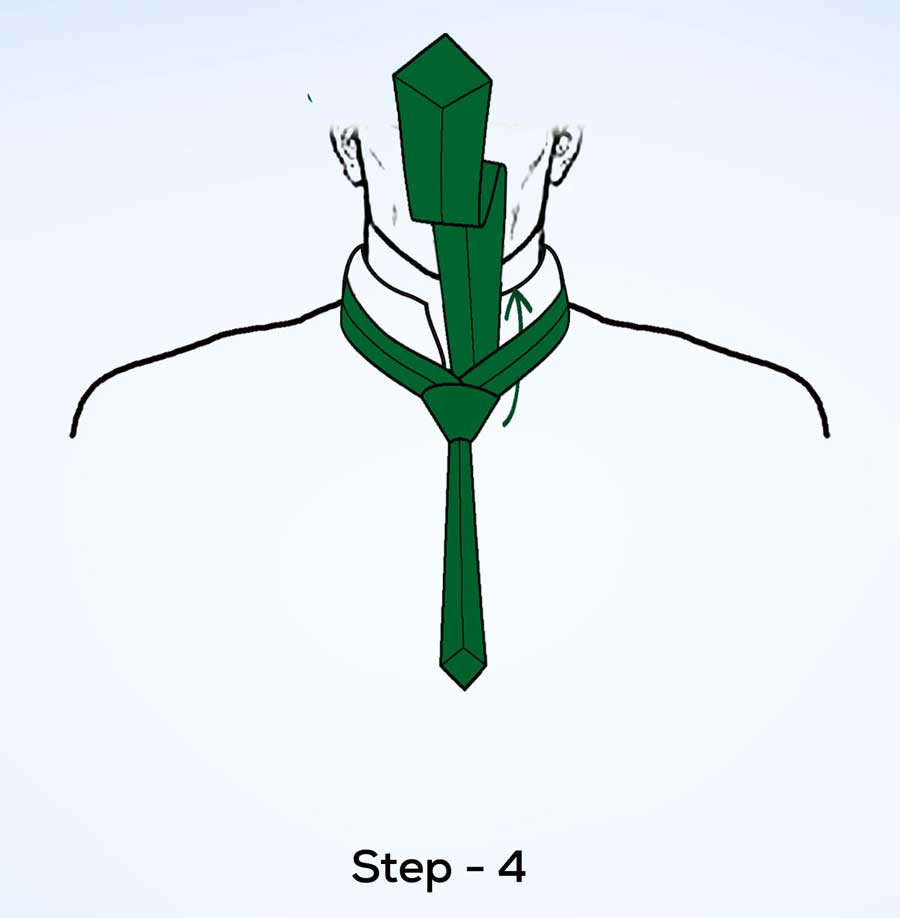 simple knot step 4