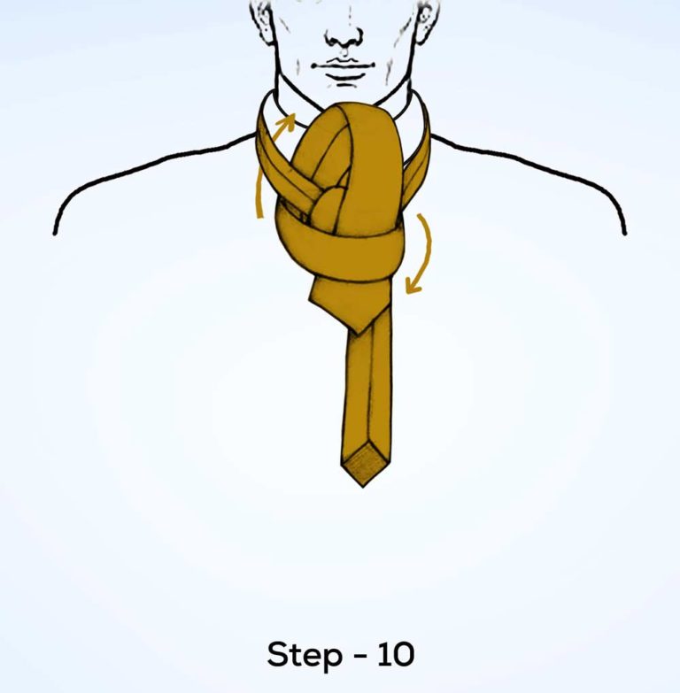 Grantchester knot step 10