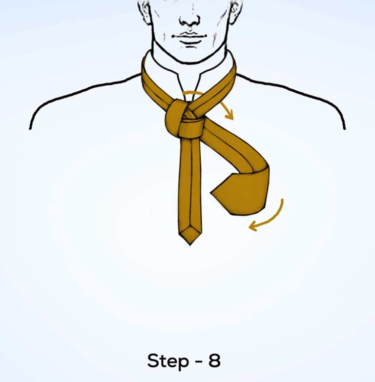 Grantchester knot step 8