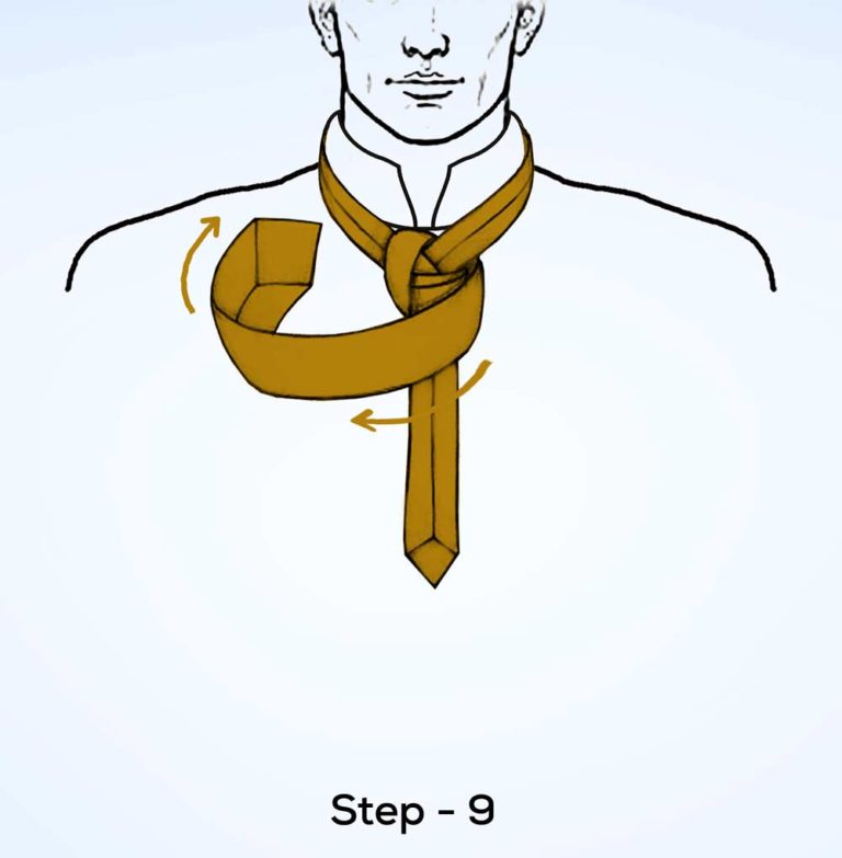 Grantchester knot step 9
