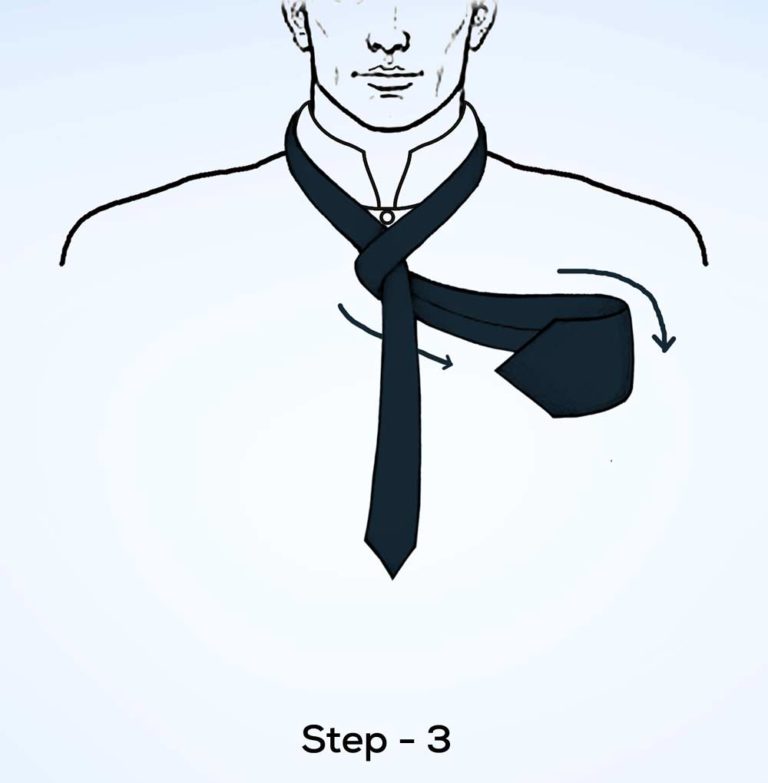 Victoria knot step 3