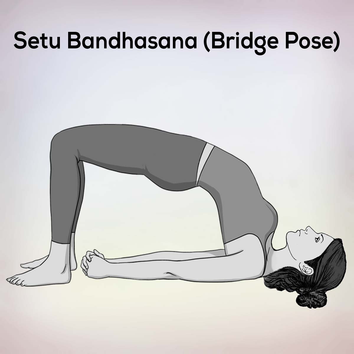 24.Setu Bandhasana Yoga Pose