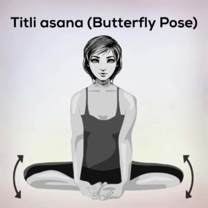 Butterfly Pose, Titli asana