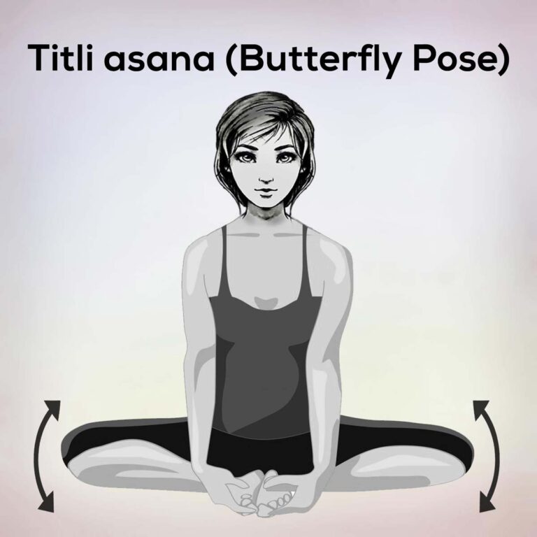 Butterfly Pose, Titli Asana Benefits Steps Precautions -nexoye