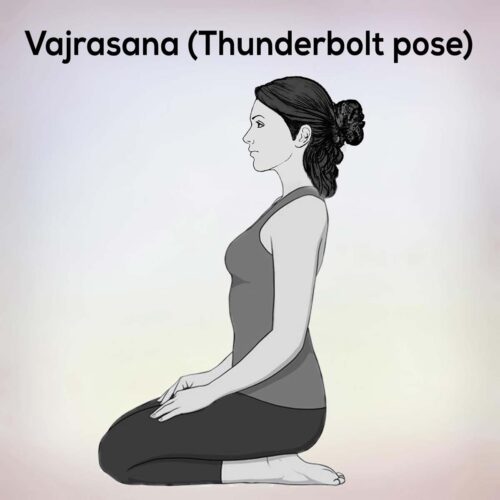 Vajrasana, Thunderbolt Pose