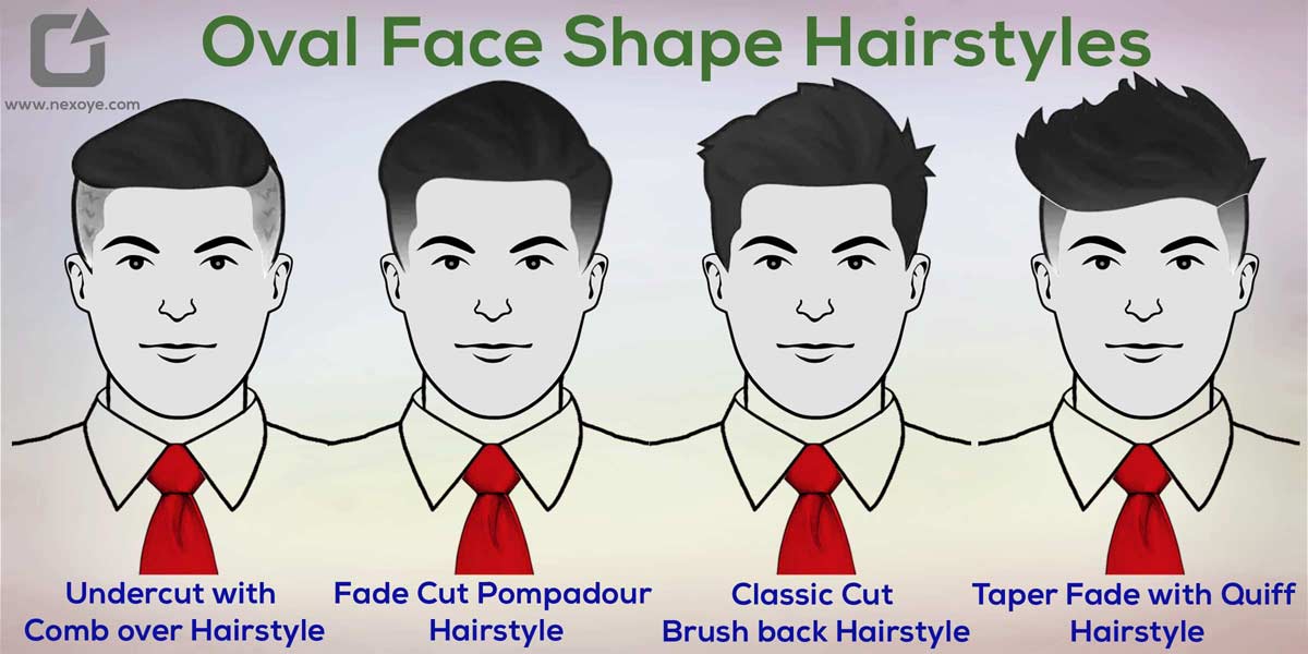 oval face shape hairstyles male 