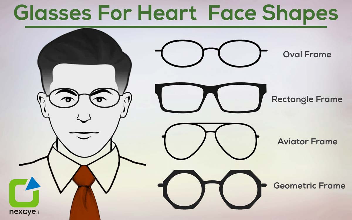 Best glasses for heart-shaped faces, featuring frame styles that complement a wider forehead and narrower chin.