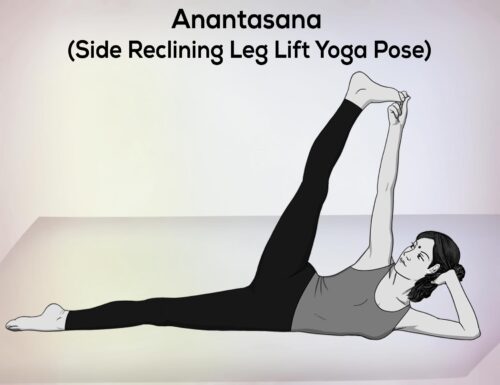 Side Reclining Leg Lift Yoga Pose