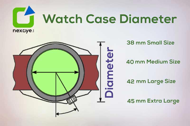 watch case diameter