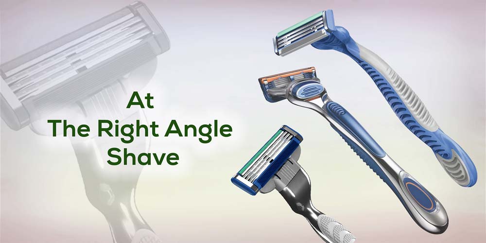 At the right angle shave