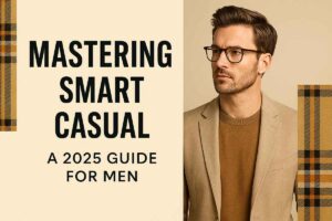 Well-dressed man in smart casual outfit, 2025 fashion guide