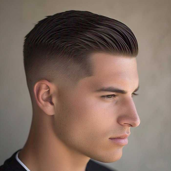Classic with an Ivy League and Taper Fade