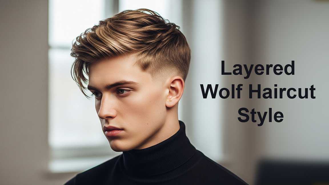  Layered Wolf Haircut

This version puts more emphasis on the layering technique, with feathered top layers and a tapered back.
