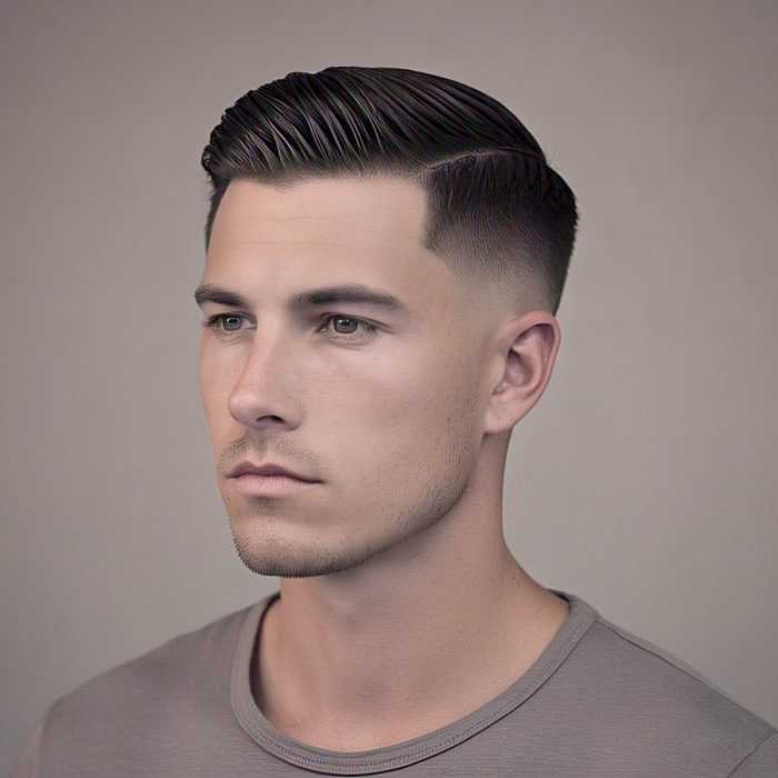 Mens fade haircuts Skin Fade and Hard Part