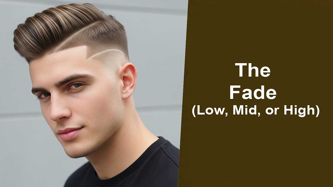 The Fade Low Mid or High Hair Cut
