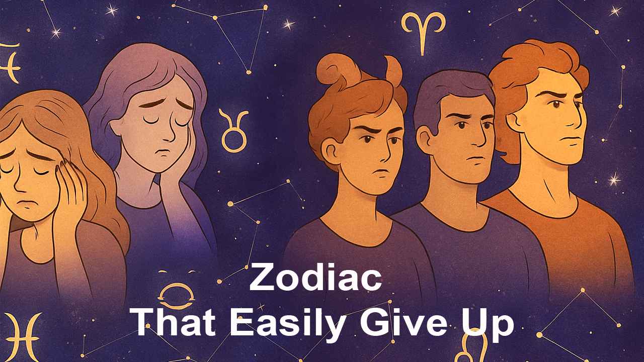 Zodiac That Easily Give Up – Emotional Signs That Quit Early