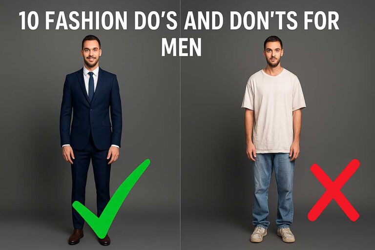 10 Fashion Do’s and Don’ts for Men (Simple Style Rules)