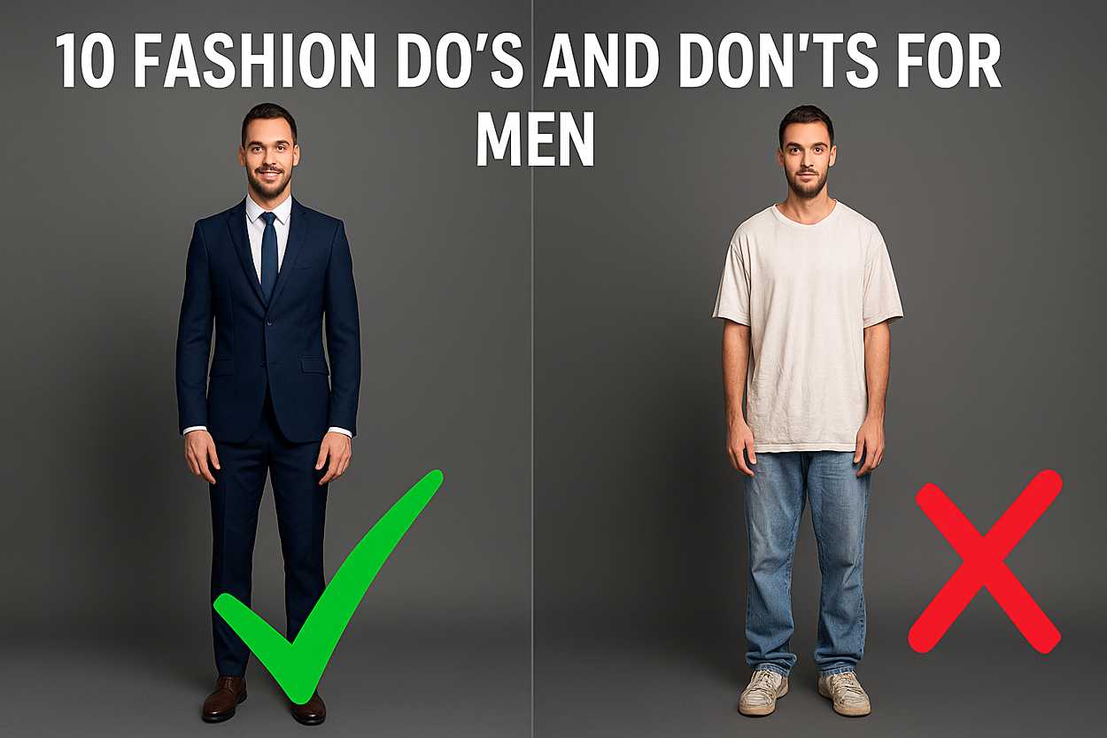 10 Fashion Do’s and Don’ts for Men (Simple Style Rules)