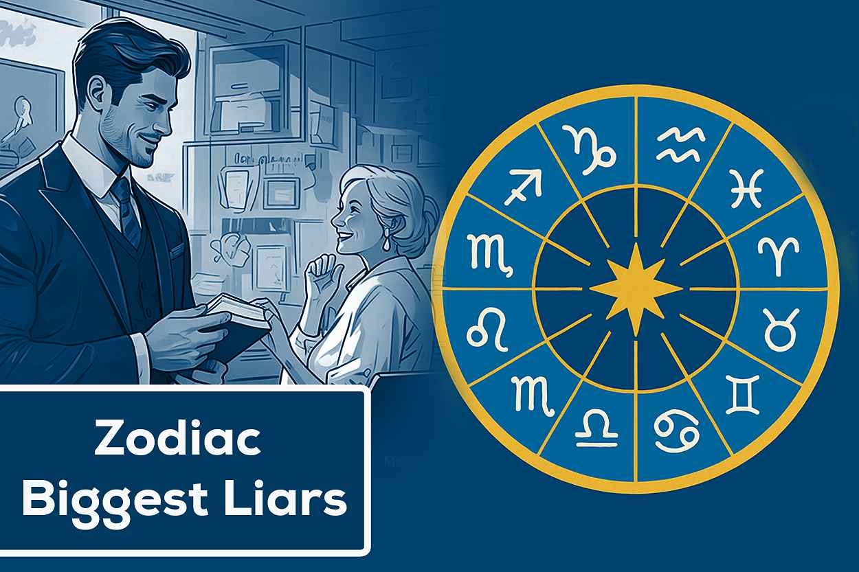 Zodiac wheel illustration with glowing Leo and Virgo symbols, representing honesty among zodiac signs.