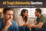 Man and couple having a deep, honest relationship conversation about trust and emotional connection