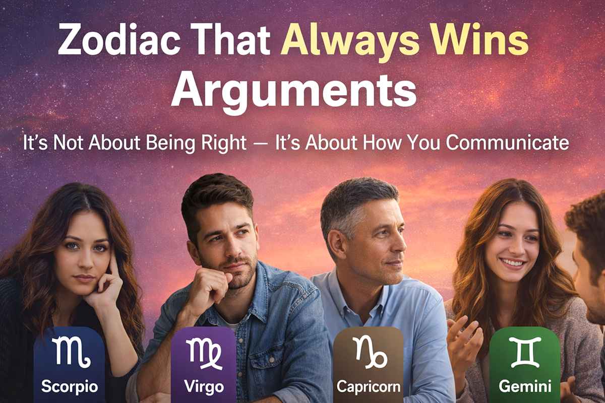 Zodiac signs that often win arguments showing Scorpio Virgo Capricorn and Gemini