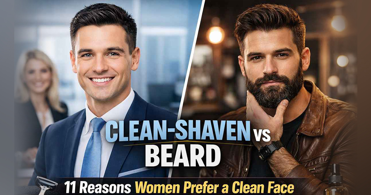 Clean-Shaven vs Beard: 11 Reasons Women Prefer a Clean Face