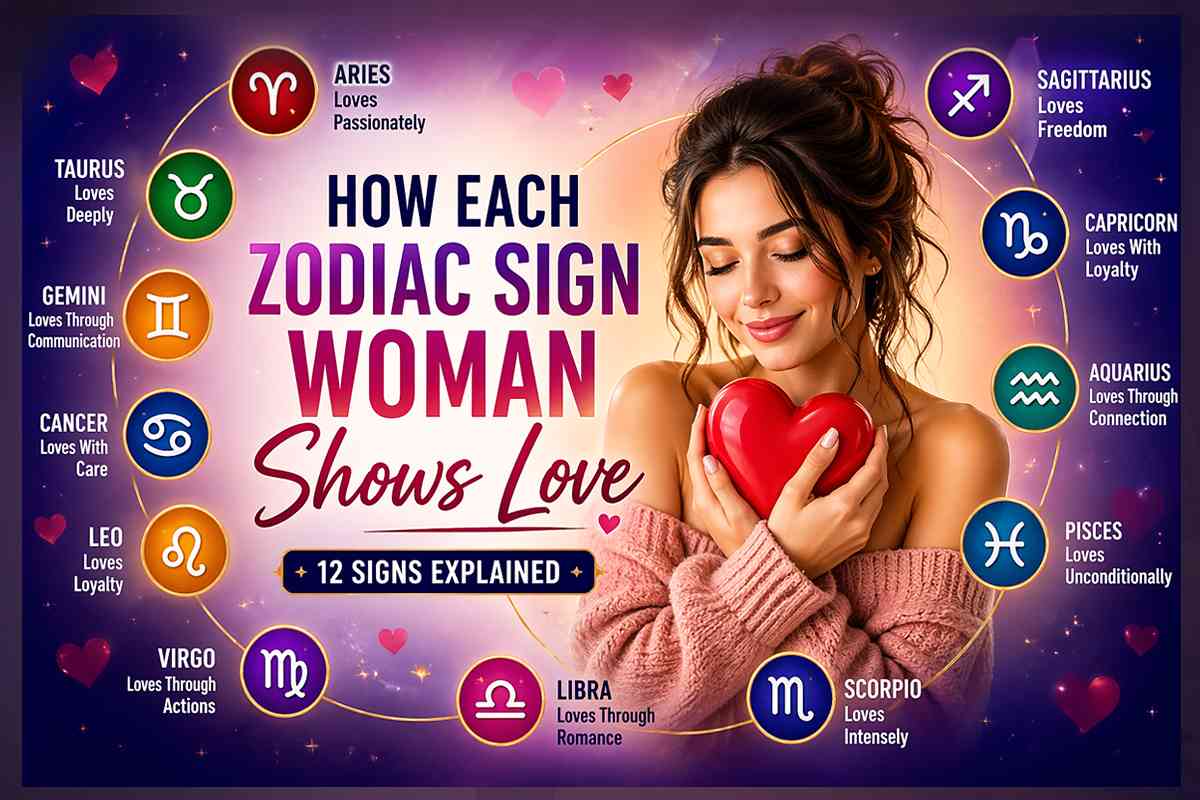 How each zodiac sign woman expresses love through emotions, actions, and personality