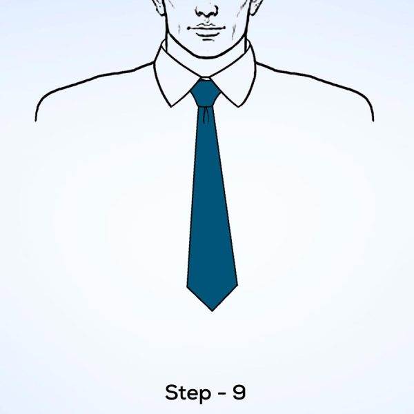 How to tie a tie half windsor knot step by step with picture