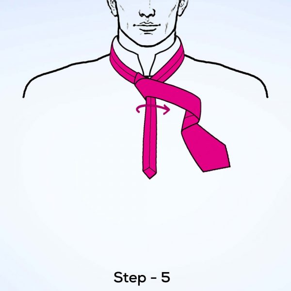 pratt knot step 5