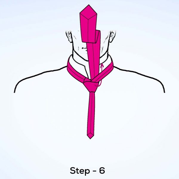 pratt knot step 6