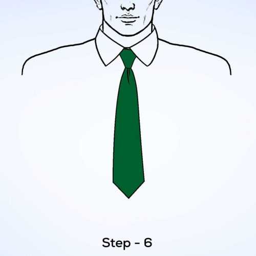 simple knot step 6